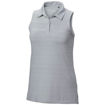 Columbia Golf Omni-Wick Breeze Sleeveless, Camiseta Sin Manga Grises Para Mujer | 095681-RBV